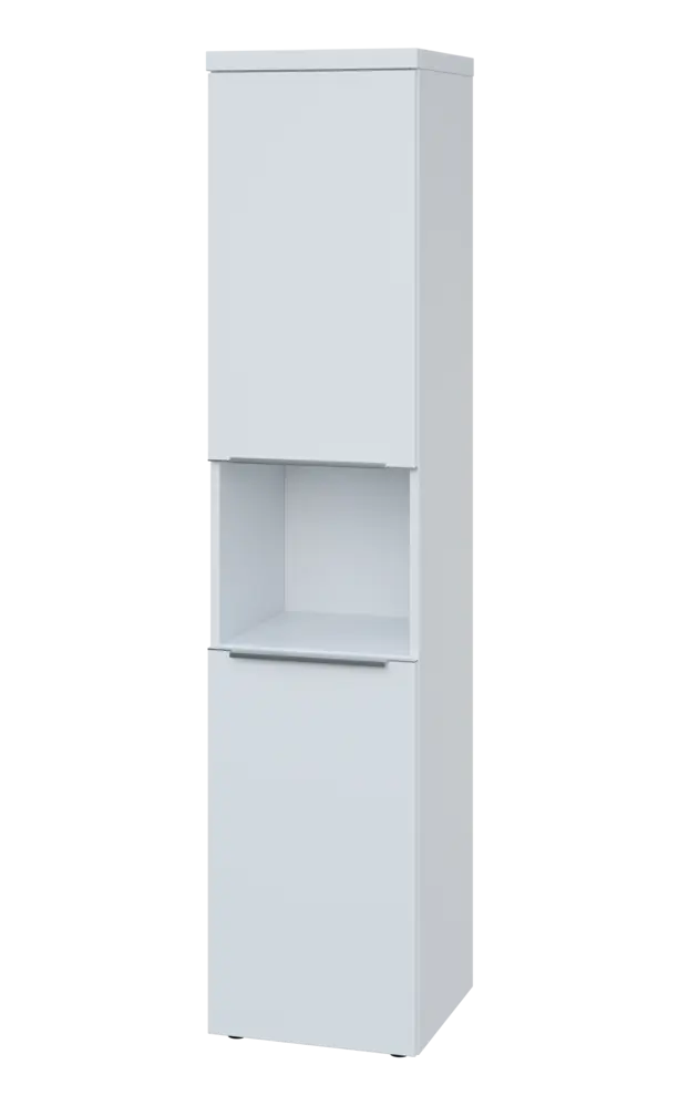 SIN 5 - 42DN kancelářská skříň, 2-dveřová/nika, levá, 1820x400x400, bílá